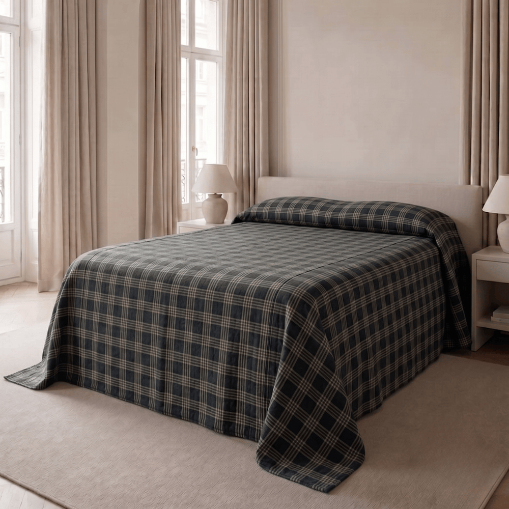 BHD HOME Noir Handwoven Bed Cover Limited Edition