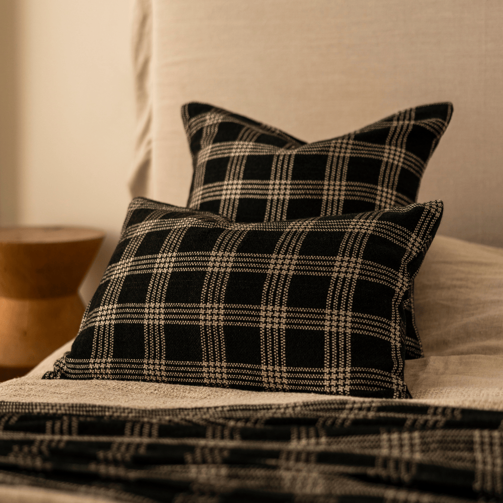 BHD HOME Noir Handwoven Cushion Cover