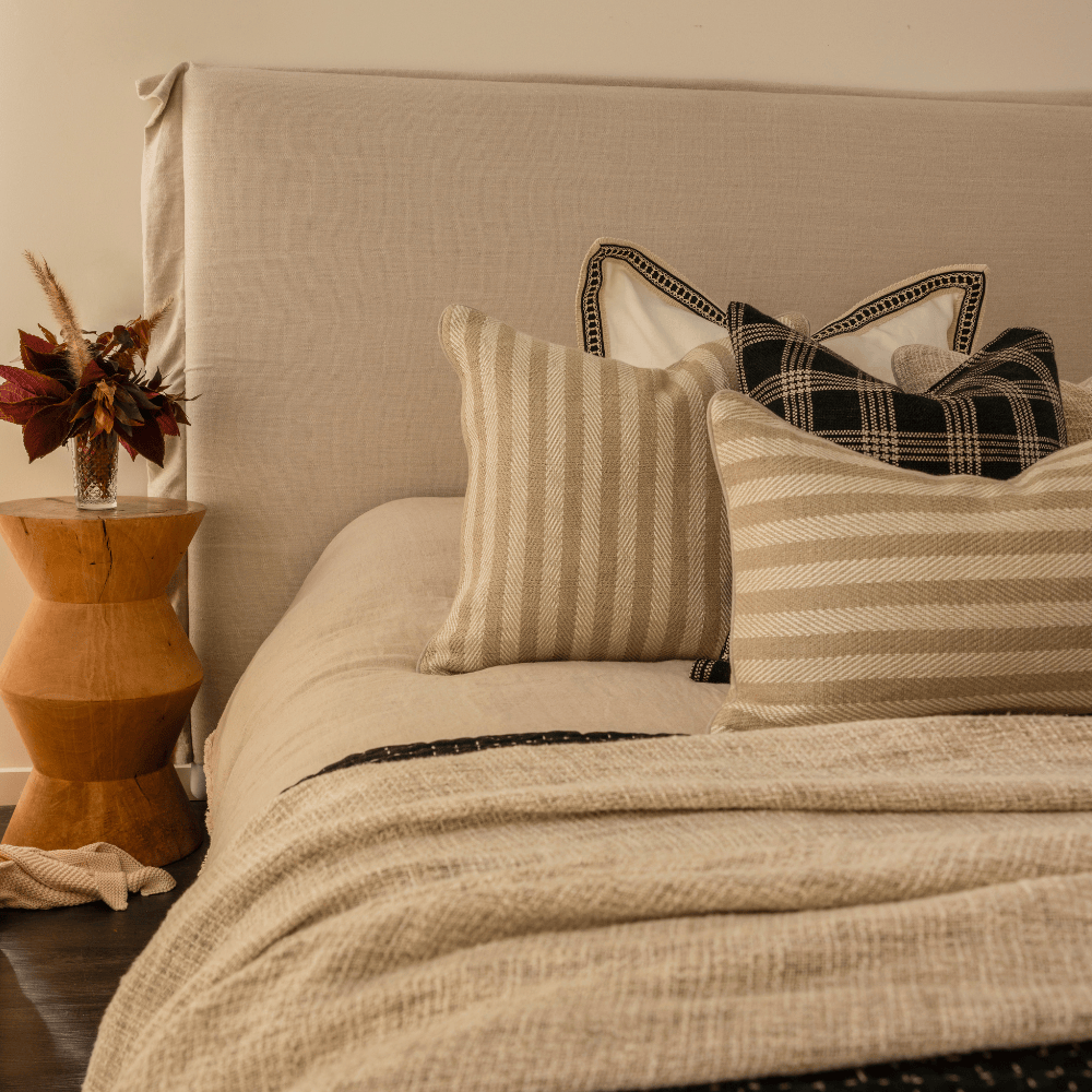BHD HOME Noir Handwoven Cushion Cover
