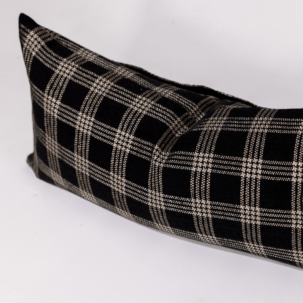BHD HOME Noir Handwoven Long Lumber Cushion Cover