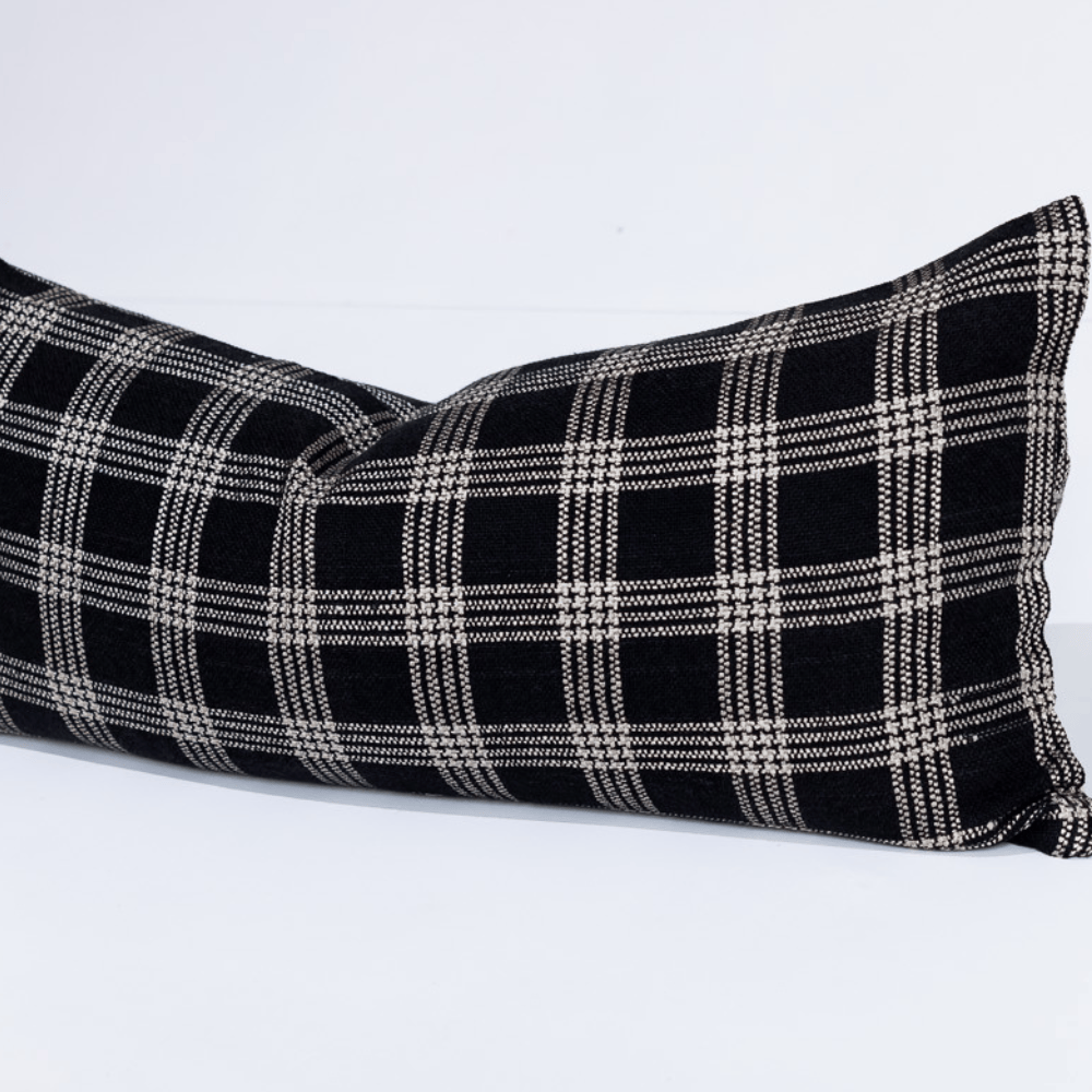 BHD HOME Noir Handwoven Long Lumber Cushion Cover