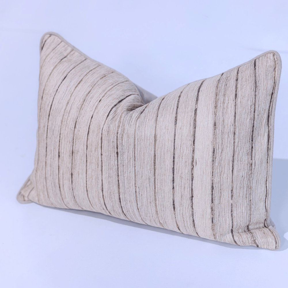 BHD HOME Reeding Handwoven Lumber Cushion