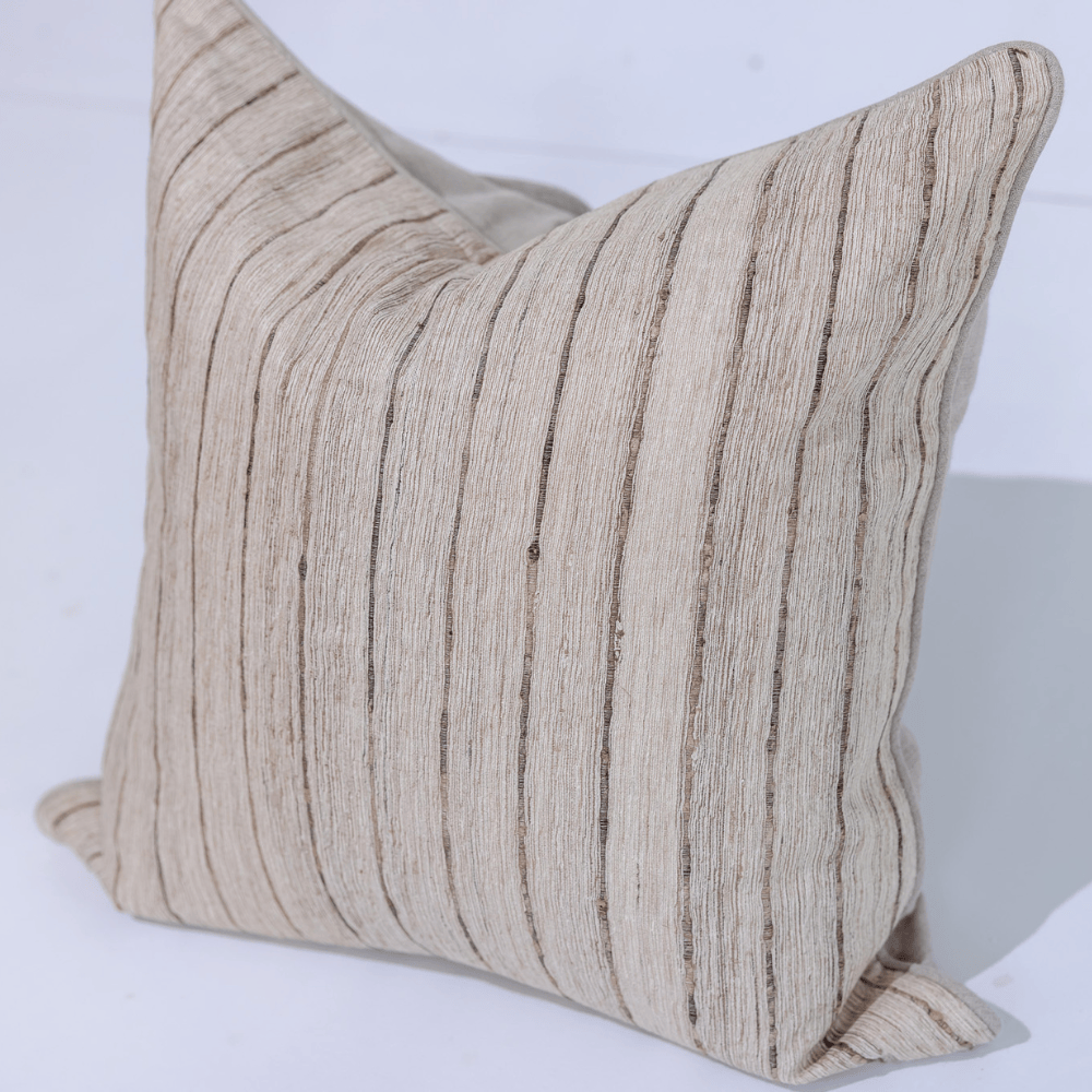 BHD HOME Reeding Silk handwoven Cushion