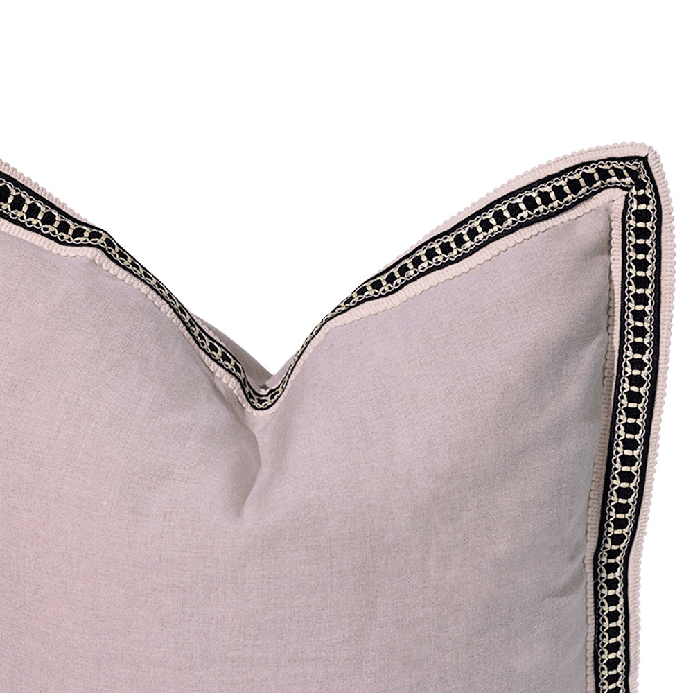 BHD HOME Sterling Braid Natural Euro Cushion 65 x 65cm