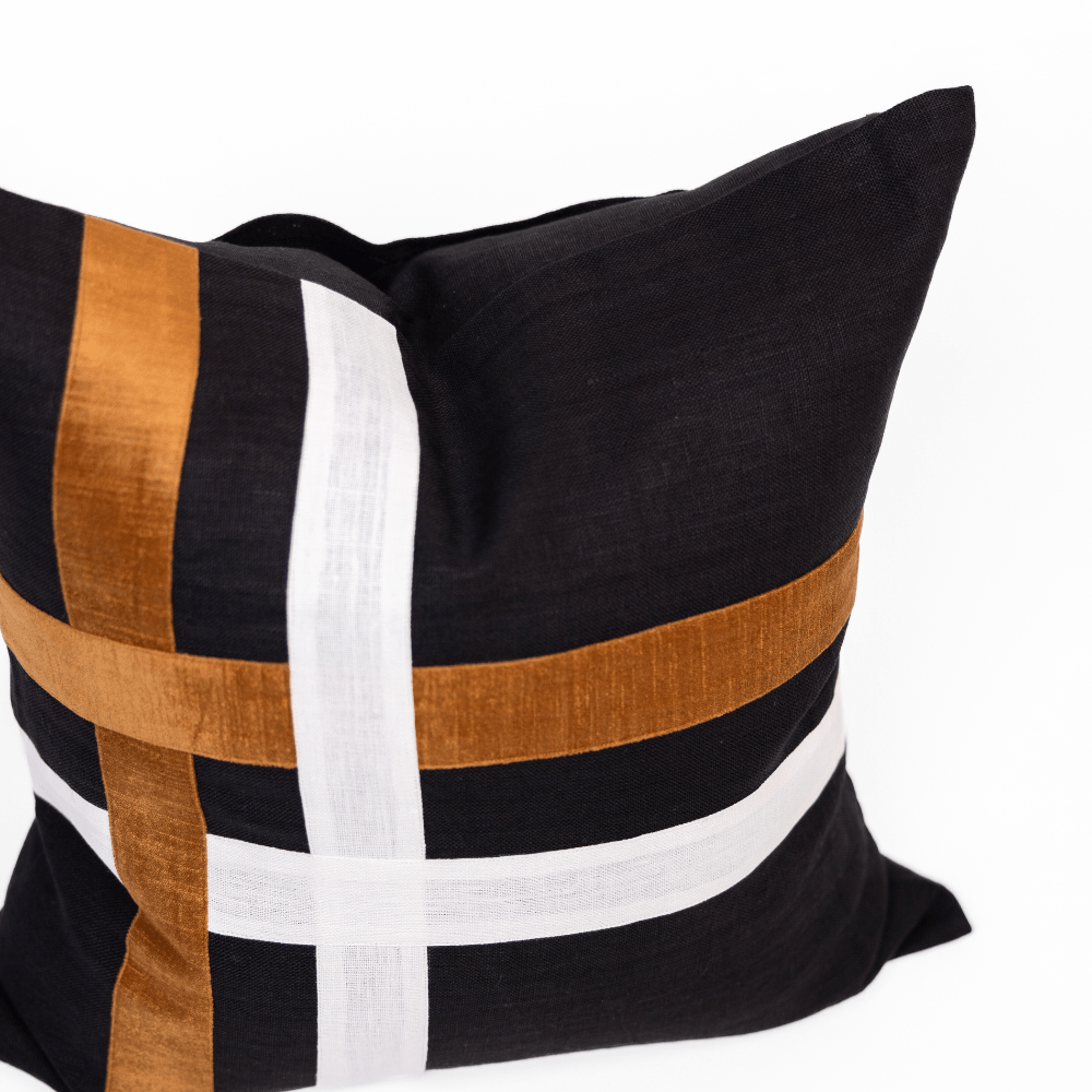 BHD HOME The Burleigh Black Lounge Cushion 55 x 55cm