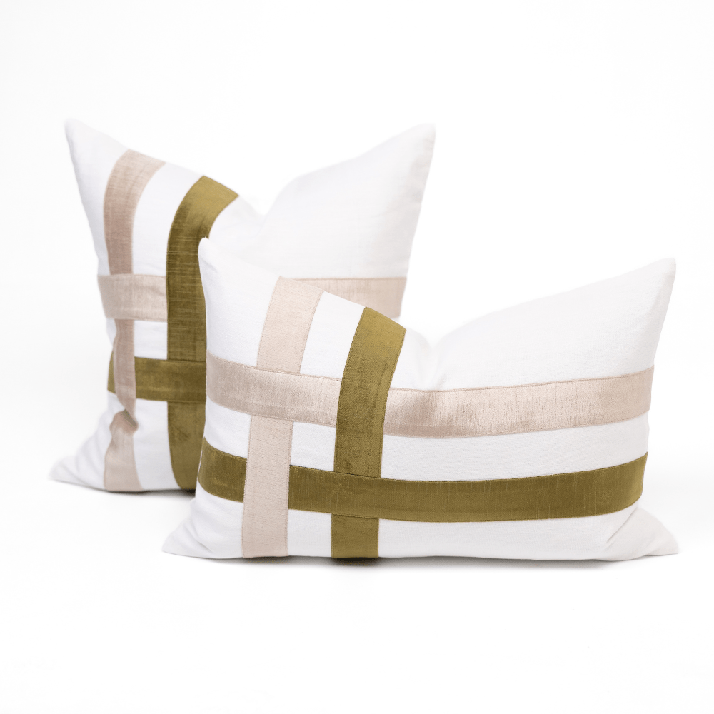 BHD HOME The Burleigh Green Lumbar Cushion 40 x 60cm