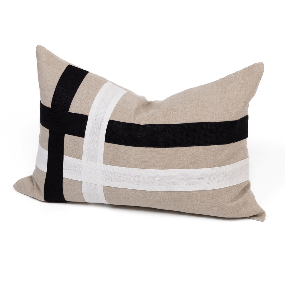 BHD HOME The Burleigh Natural Lumbar Cushion 40 x 60cm