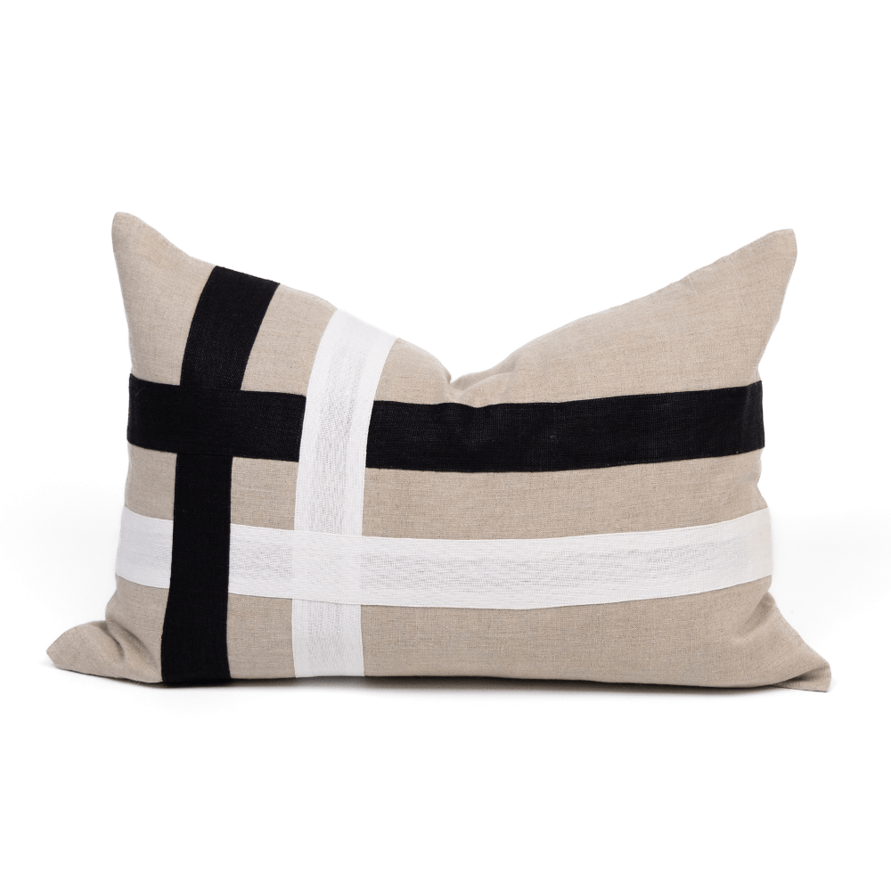 BHD HOME The Burleigh Natural Lumbar Cushion 40 x 60cm