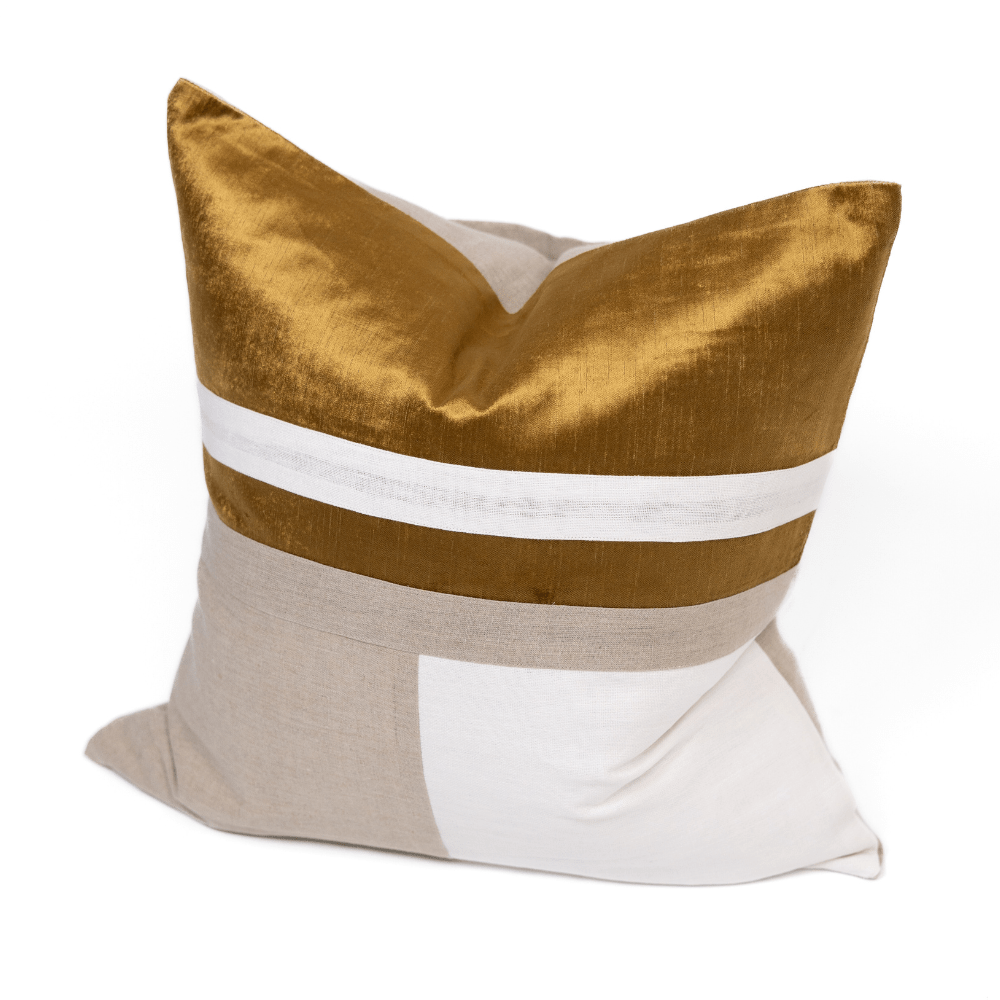 BHD HOME The Kirra Gold Lounge Cushion 55 x 55cm