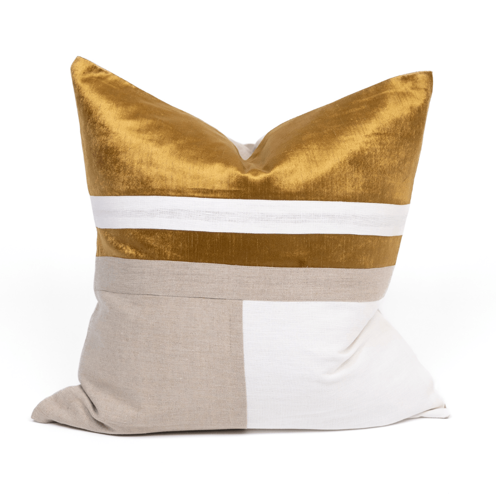 BHD HOME The Kirra Gold Lounge Cushion 55 x 55cm