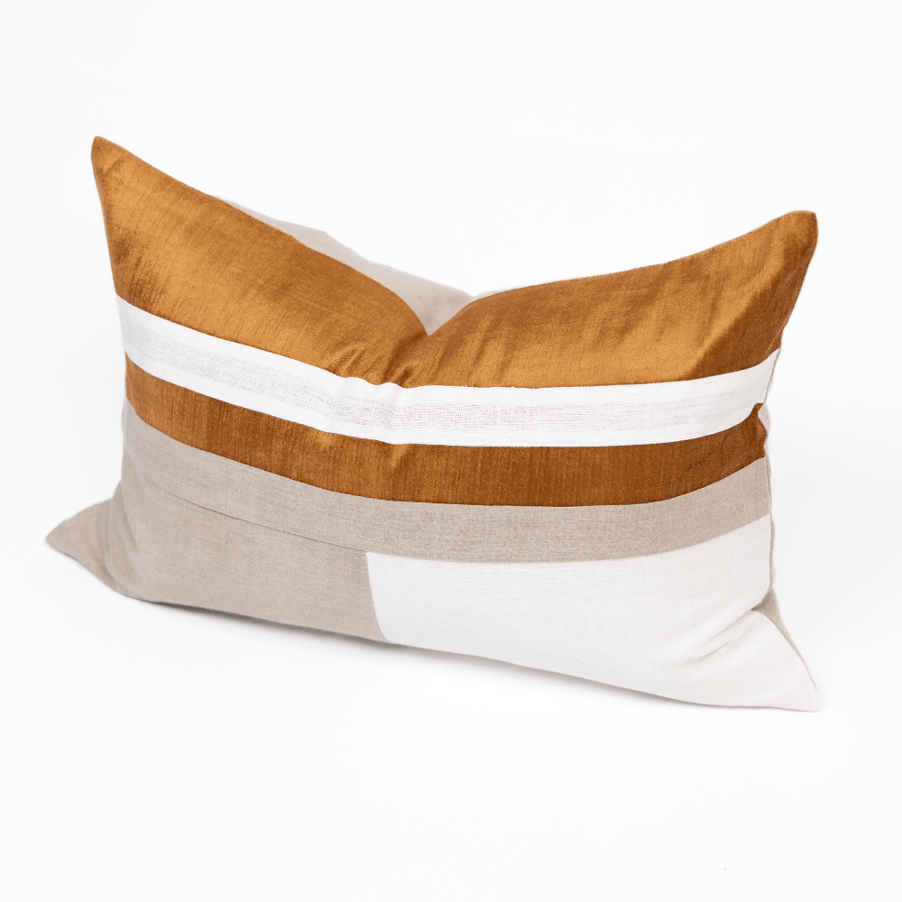 BHD HOME The Kirra Toffee Lumbar Cushion 40 x 60cm