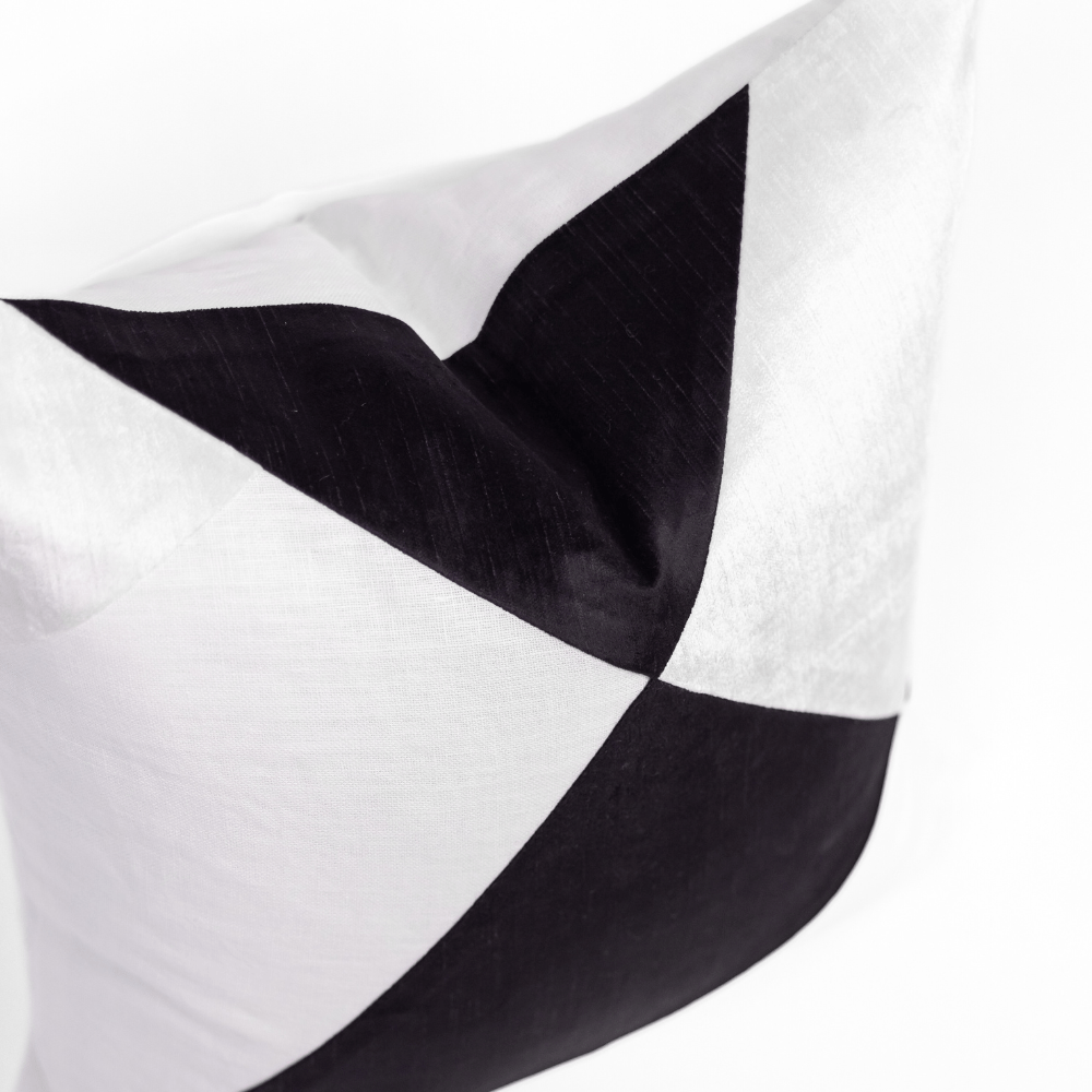 BHD HOME The Miami Black Lounge Cushion 55 x 55cm