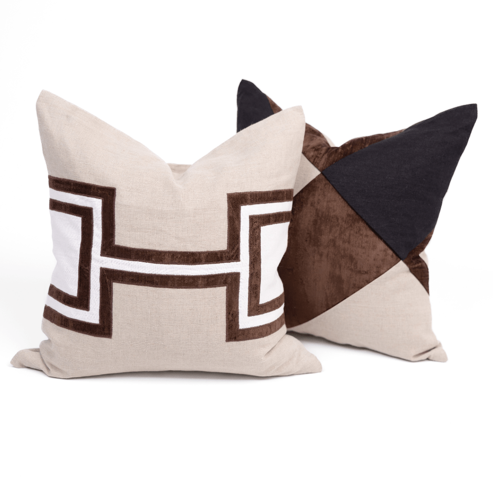 BHD HOME The Miami Chocolate Lounge Cushion 55 x 55cm