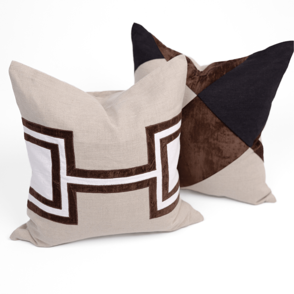 BHD HOME The Miami Chocolate Lounge Cushion 55 x 55cm