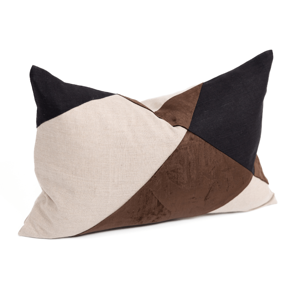 BHD HOME The Miami Chocolate Lumbar Cushion 40 x 60cm
