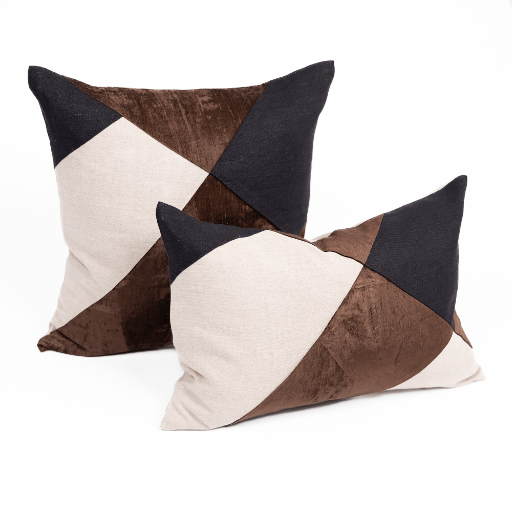 BHD HOME The Miami Chocolate Lumbar Cushion 40 x 60cm