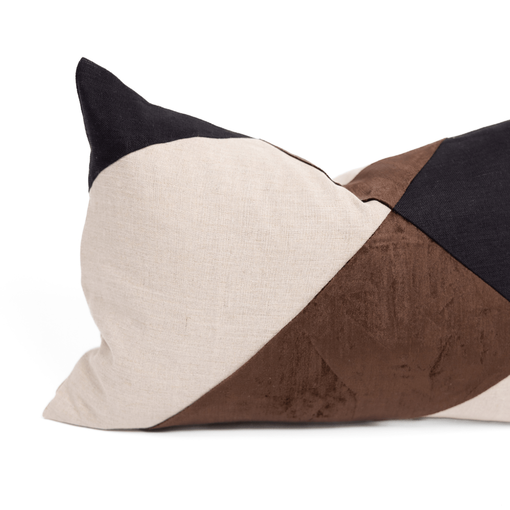 BHD HOME The Miami Chocolate Lumbar Cushion 40 x 60cm