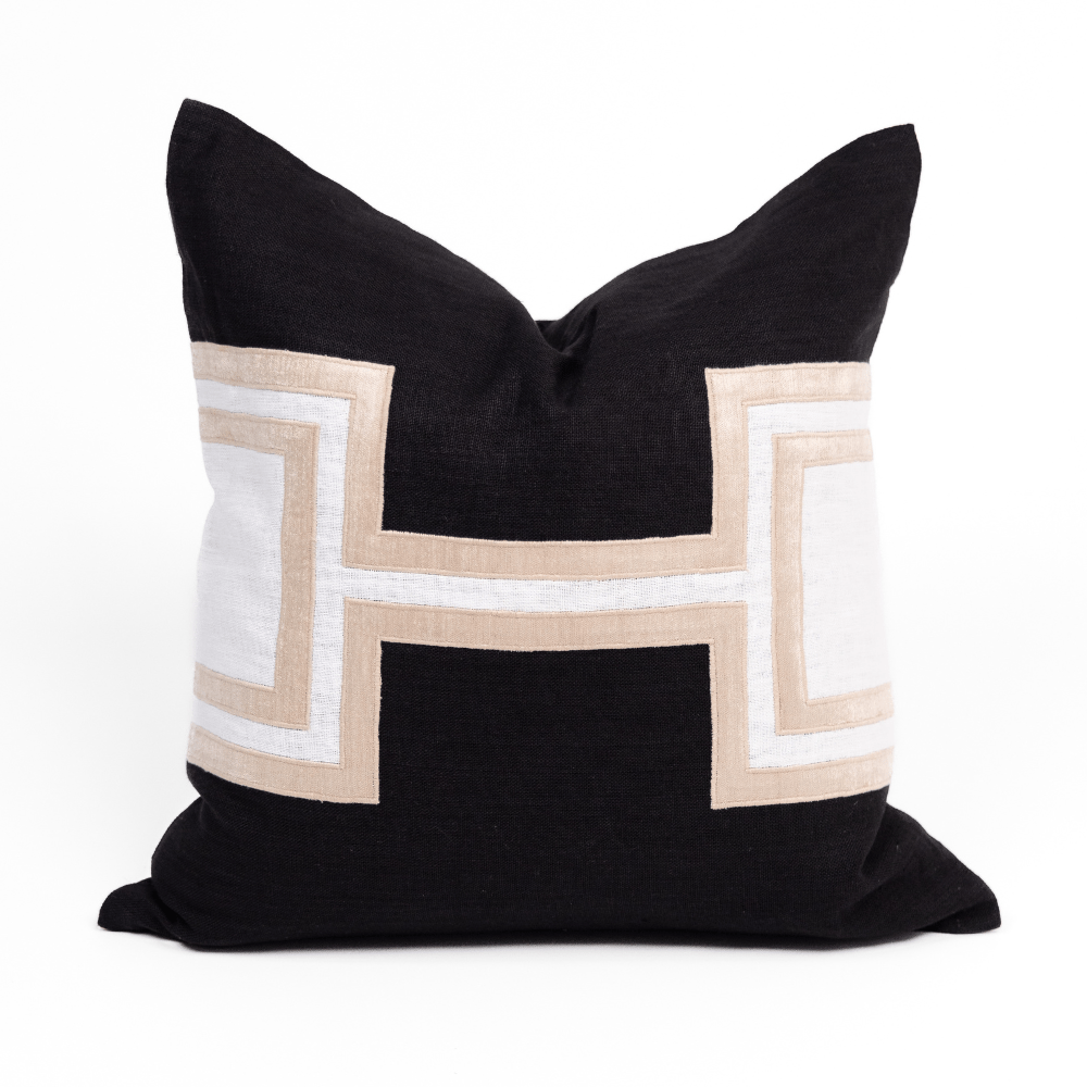 BHD HOME The Palm Beige Lounge Cushion 55 x 55cm