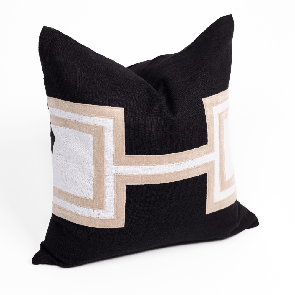 BHD HOME The Palm Beige Lounge Cushion 55 x 55cm