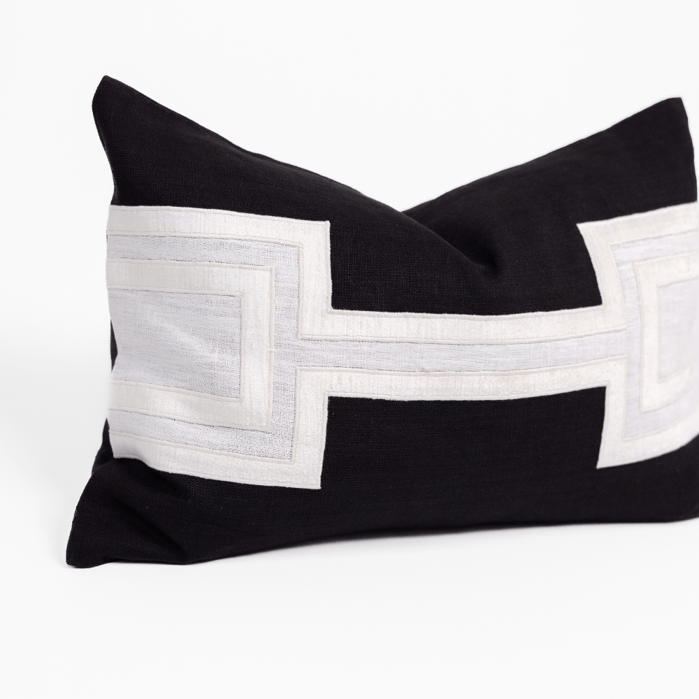 BHD HOME The Palm Frost Lumbar Cushion 40 x 60cm