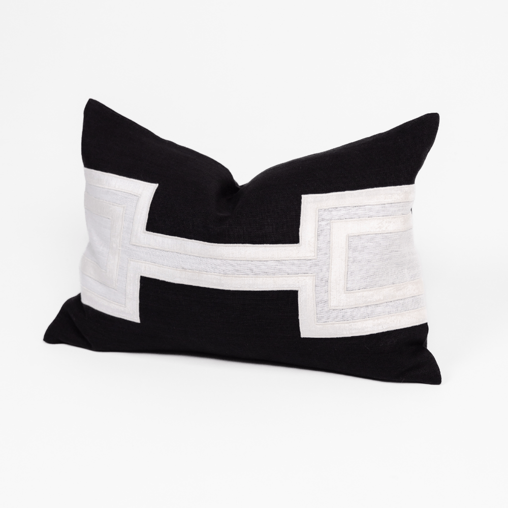 BHD HOME The Palm Frost Lumbar Cushion 40 x 60cm