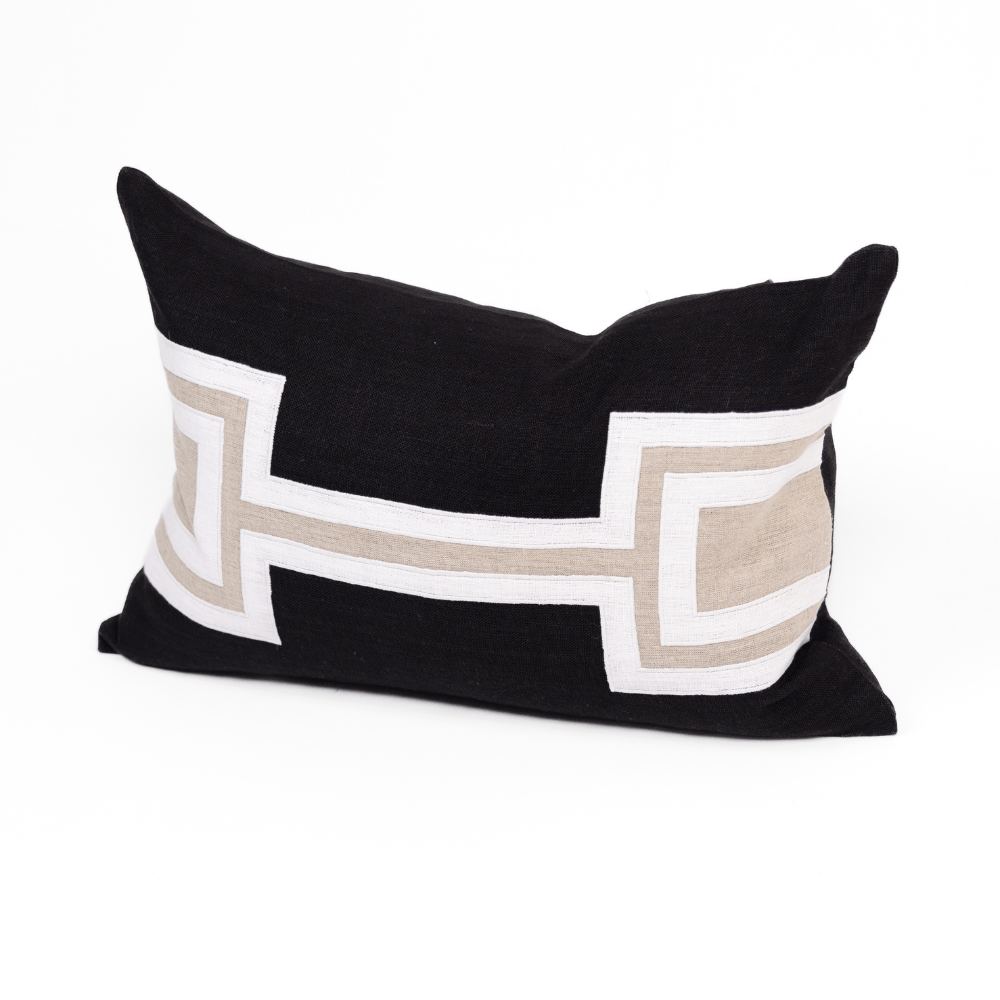 BHD HOME The Palm Natural Lumbar Cushion 40 x 60cm