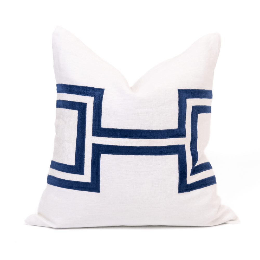 BHD HOME The Palm White Lounge Cushion 55 x 55cm