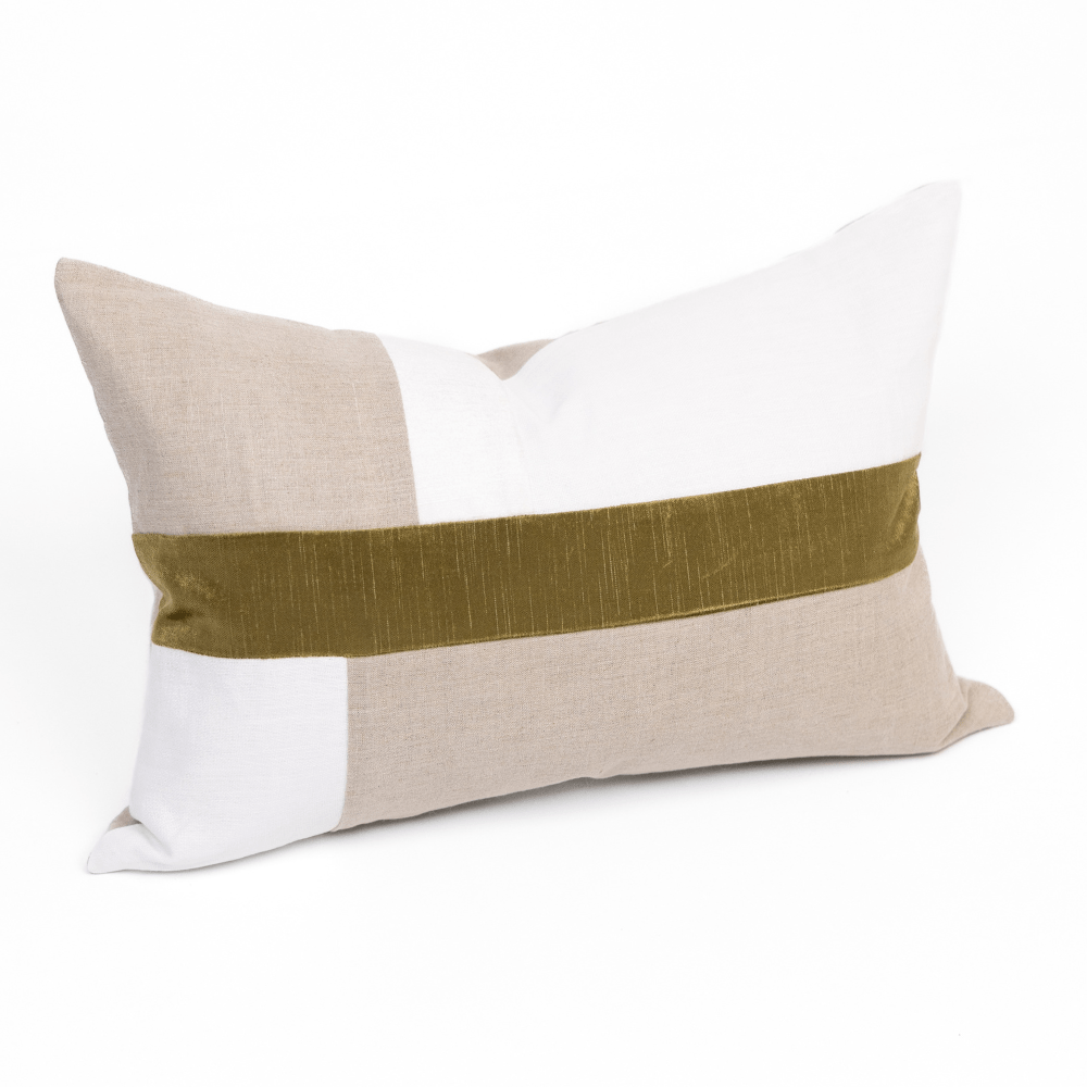 BHD HOME The Talle Gold Lumbar Cushion 40 x 60cm