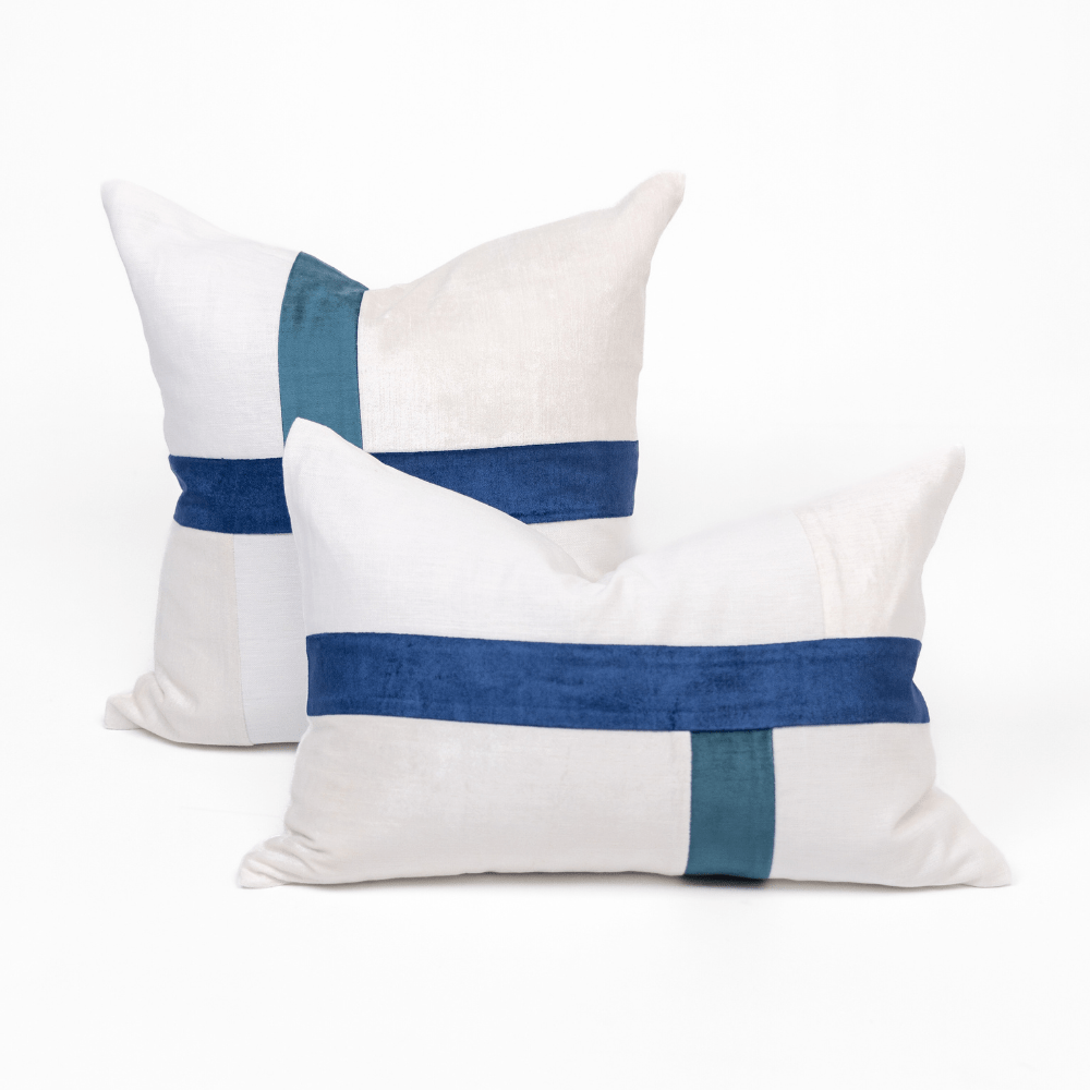 BHD HOME The Talle Navy Lumbar Cushion 40 x 60cm