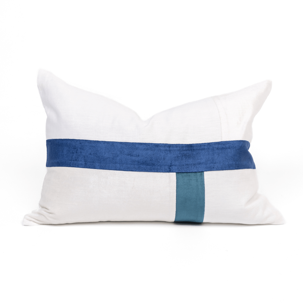 BHD HOME The Talle Navy Lumbar Cushion 40 x 60cm
