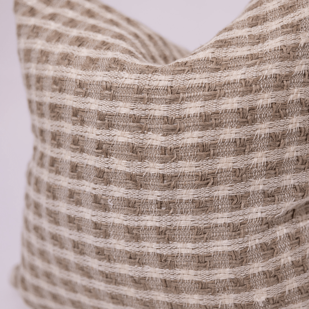 BHD HOME Weave Checks Medium Lounge Cushion 55 x 55cm