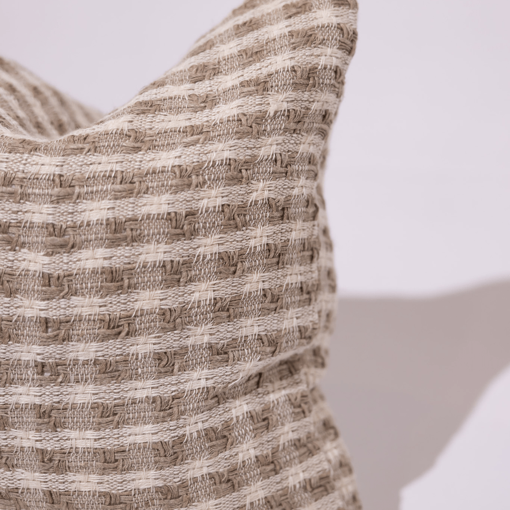 BHD HOME Weave Checks Medium Lounge Cushion 55 x 55cm