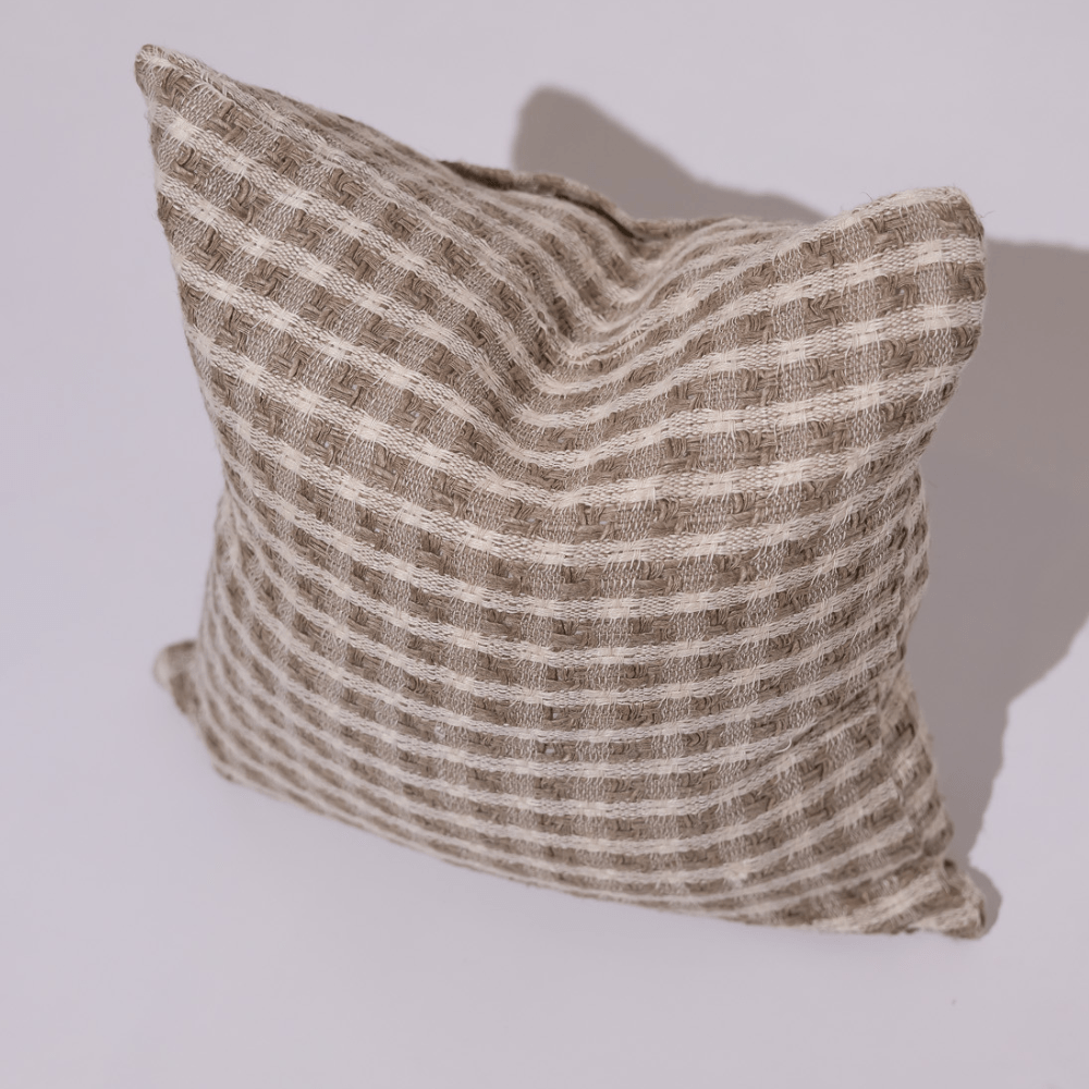 BHD HOME Weave Checks Medium Lounge Cushion 55 x 55cm