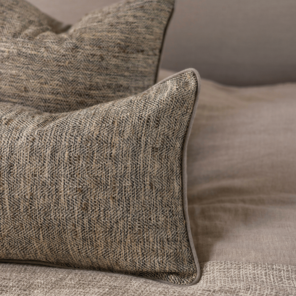 BHD HOME York Herringbone Handwoven Cushion