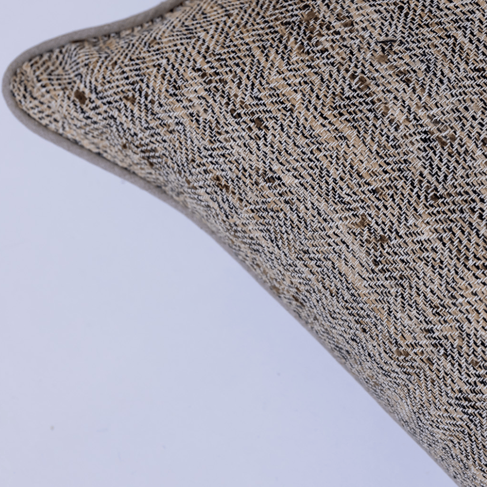 BHD HOME York Herringbone Handwoven Silk Cushion