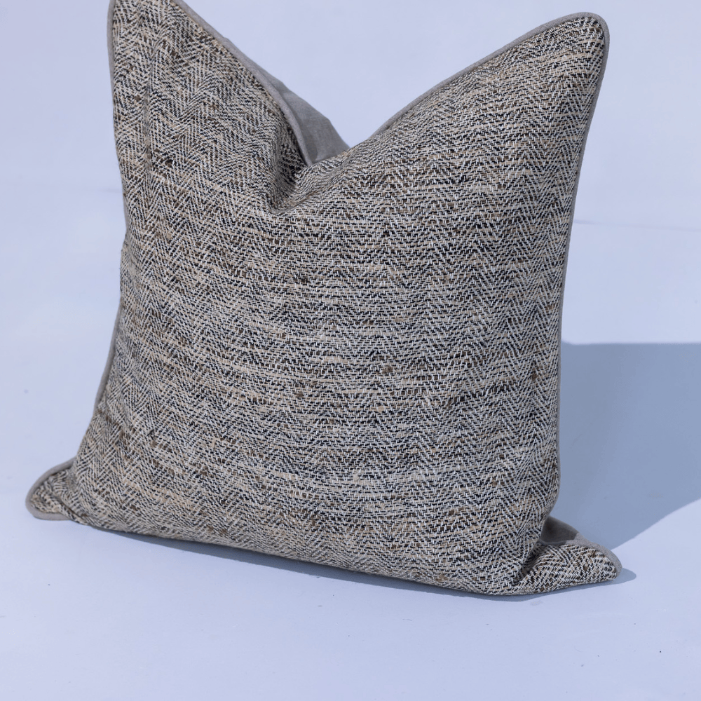 BHD HOME York Herringbone Handwoven Silk Cushion
