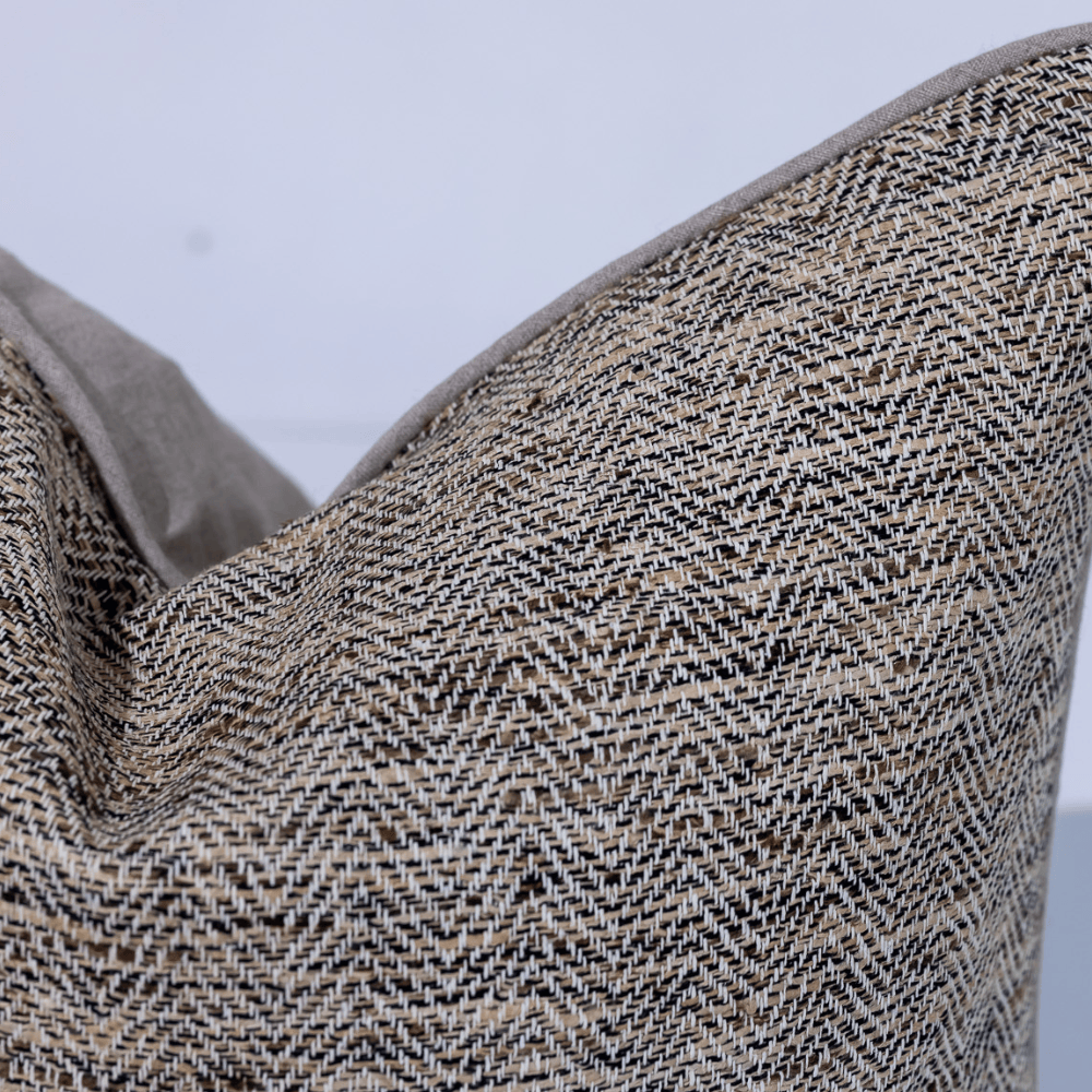 BHD HOME York Herringbone Handwoven Silk Cushion
