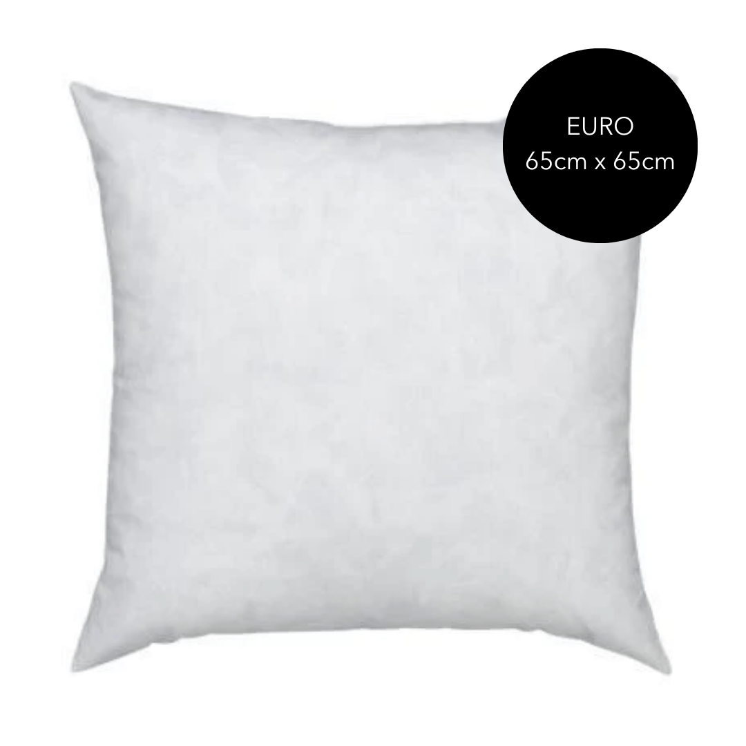 Bandhini Design House Euro 65cm x 65cm / Dacron Cushion Insert