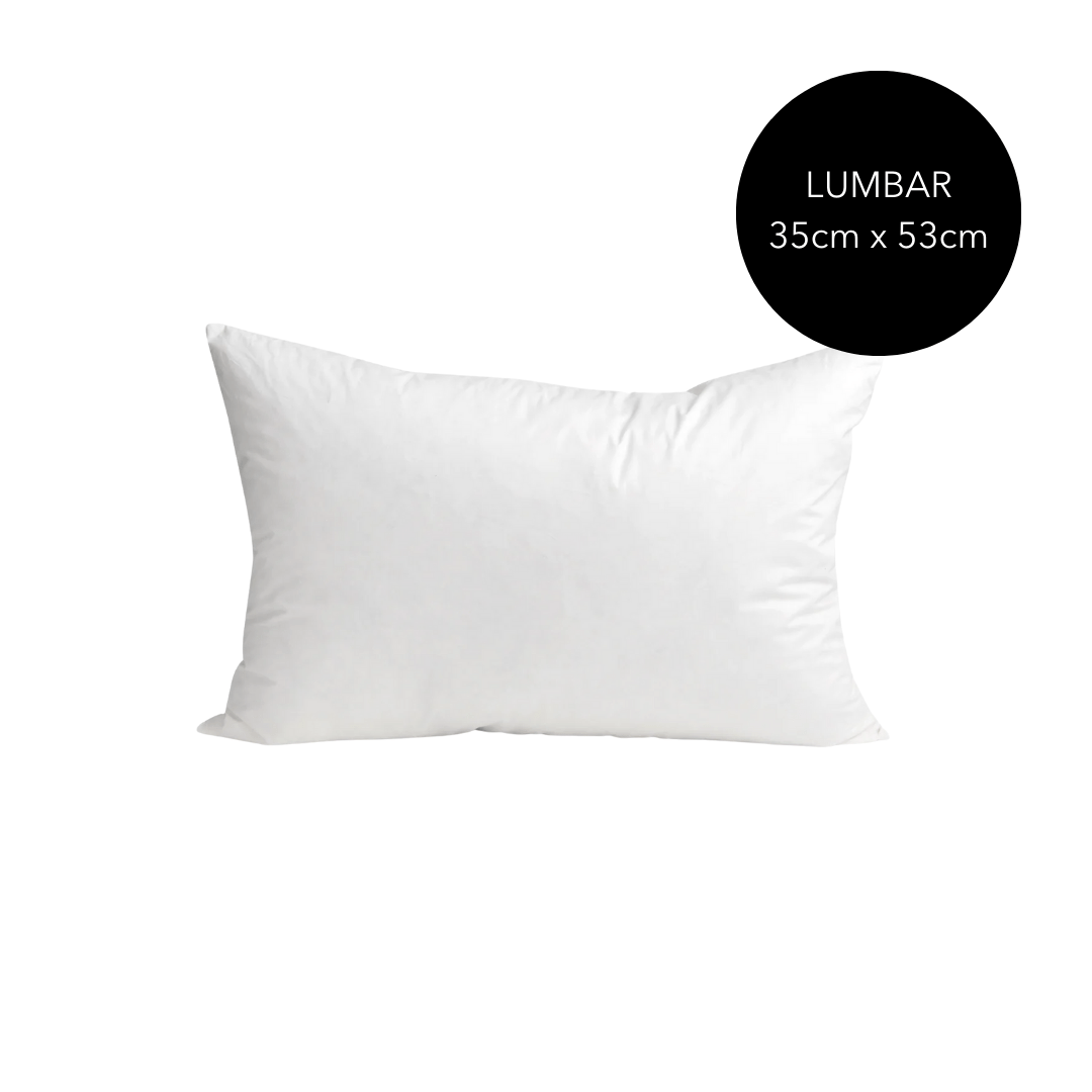 Bandhini Design House Lumbar 35cm x 53cm / Dacron Cushion Insert