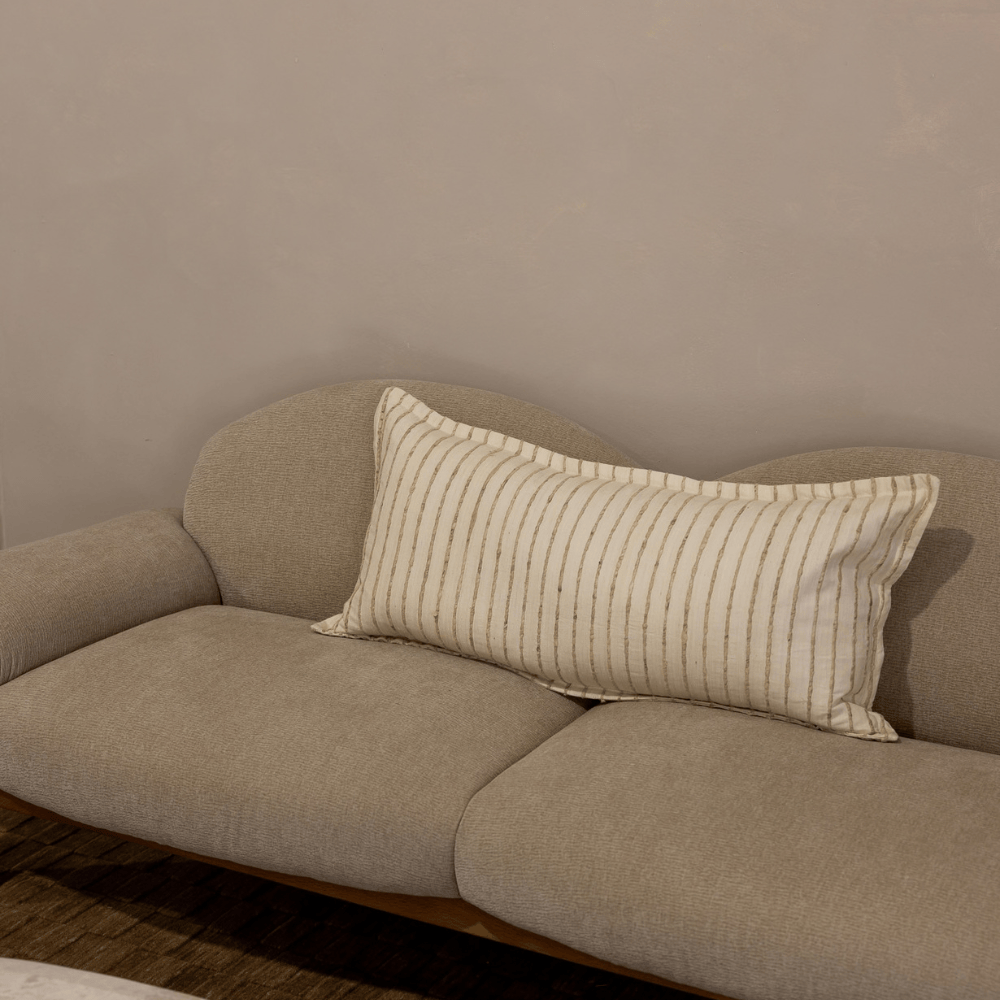 Weave Chiltern Silk Natural Long Lumbar Cushion 40 x 90cm
