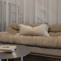 Weave Cotswold Flange Natural Long Lumbar Cushion 40 x 90cm — in stock, ready to ship