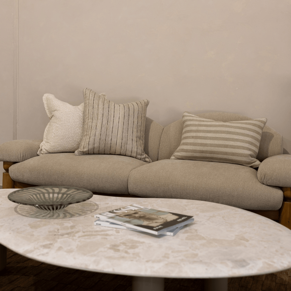 Cotswold Flange Natural Lounge Cushion 55 x 55cm
