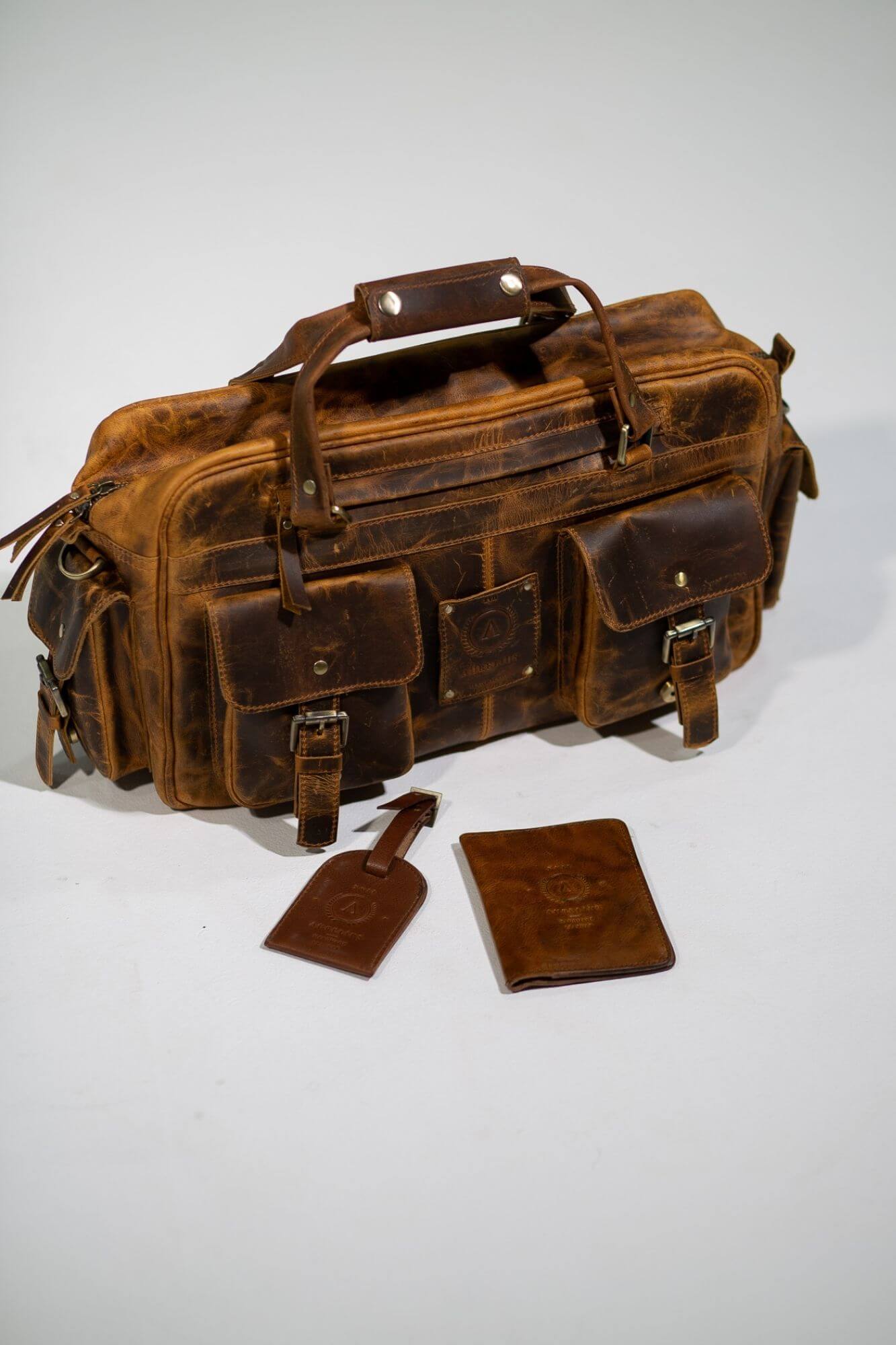 Aurelius Leather Leather Bag Aurelius Leather Wright Pilot Leather Laptop Bag