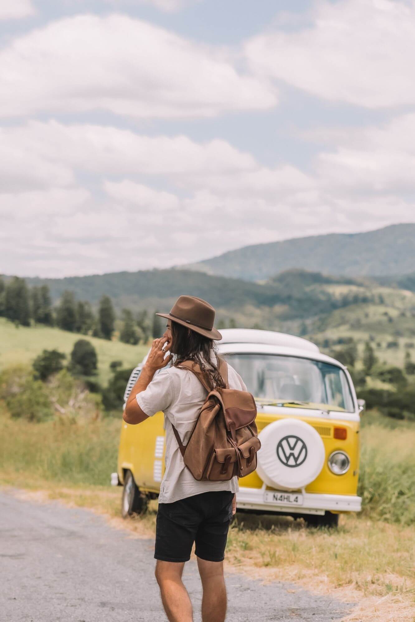 Aurelius Leather Leather Bag Backpack Byron Canvas and Leather Backpack