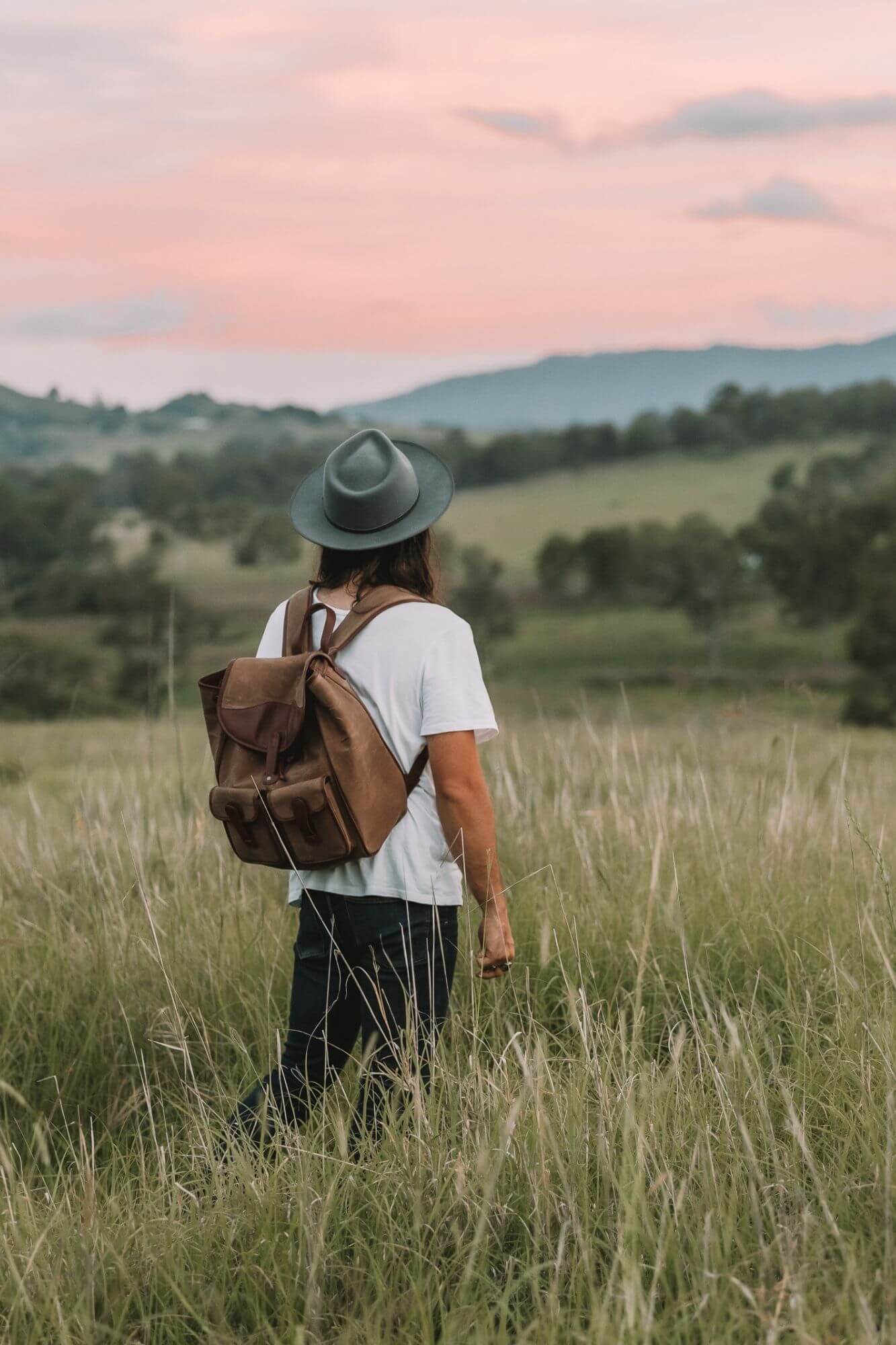 Aurelius Leather Leather Bag Backpack Byron Canvas and Leather Backpack