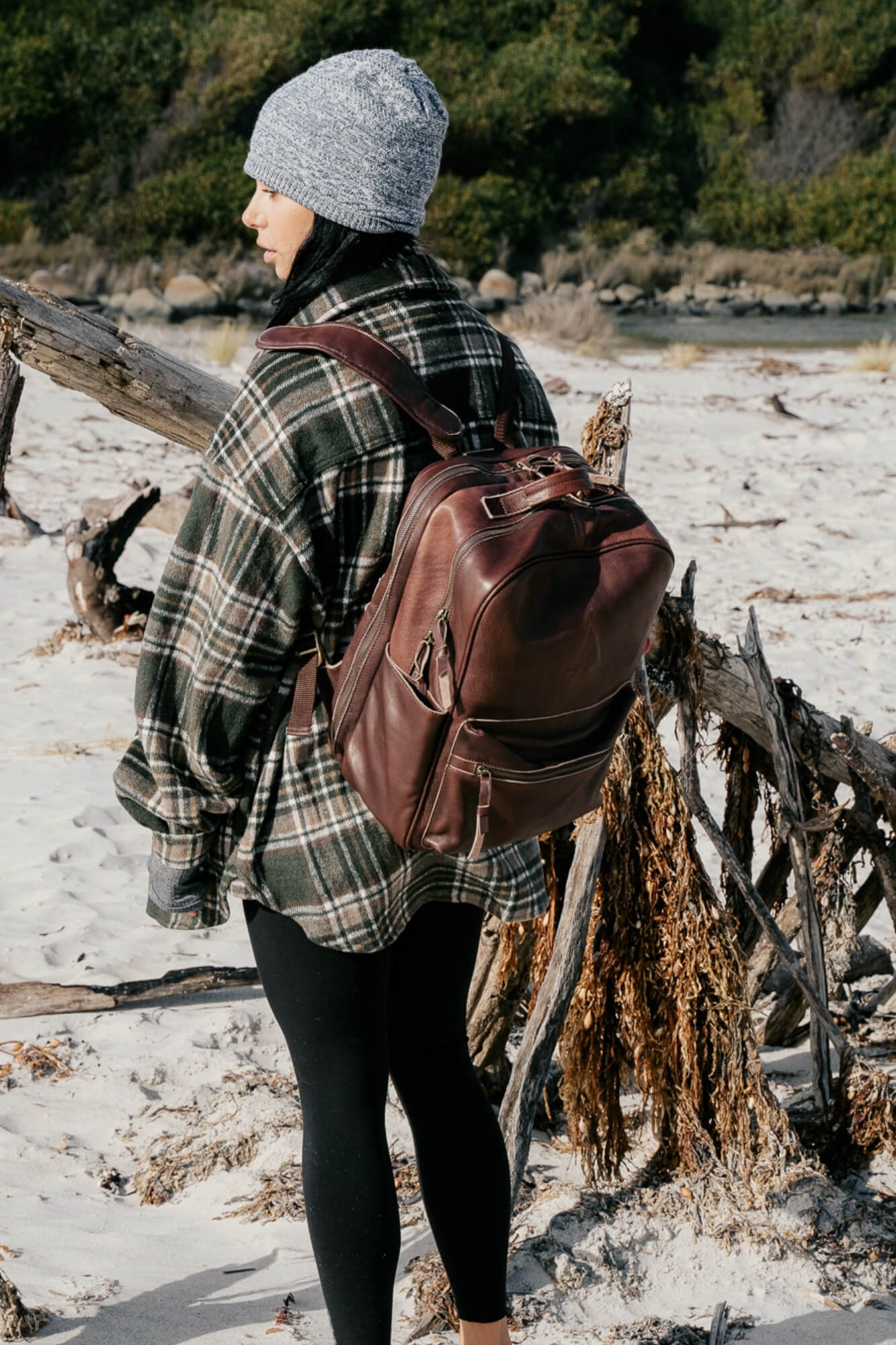 Aurelius Leather Leather Bag Leather Backpack Edmond Leather Backpack