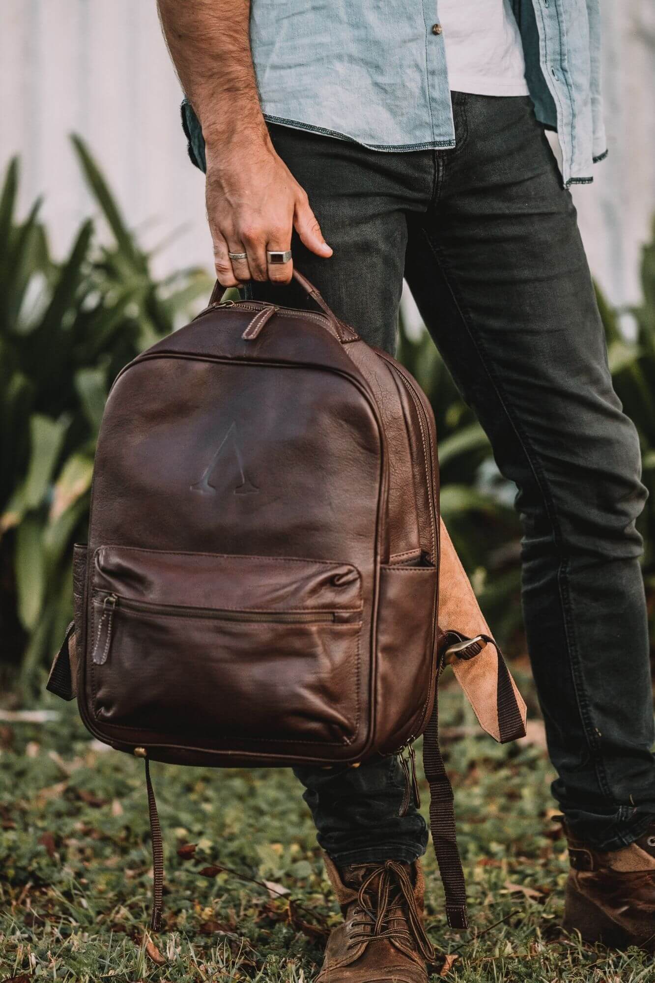 Aurelius Leather Leather Bag Leather Backpack Edmond Leather Backpack