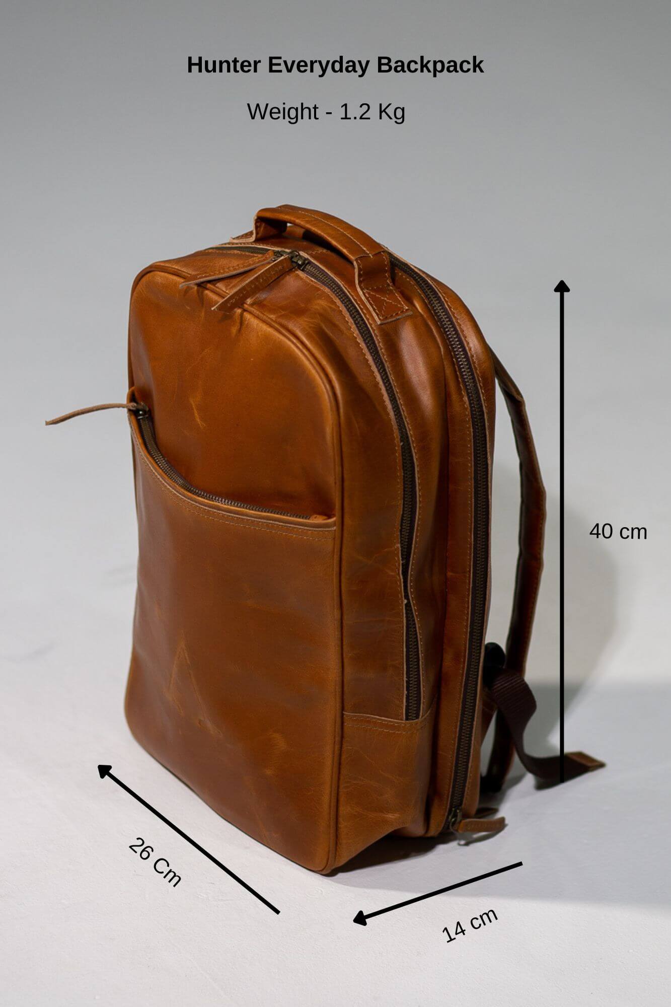 Aurelius Leather Leather Bag Leather Backpack Hunter Leather Tan Backpack