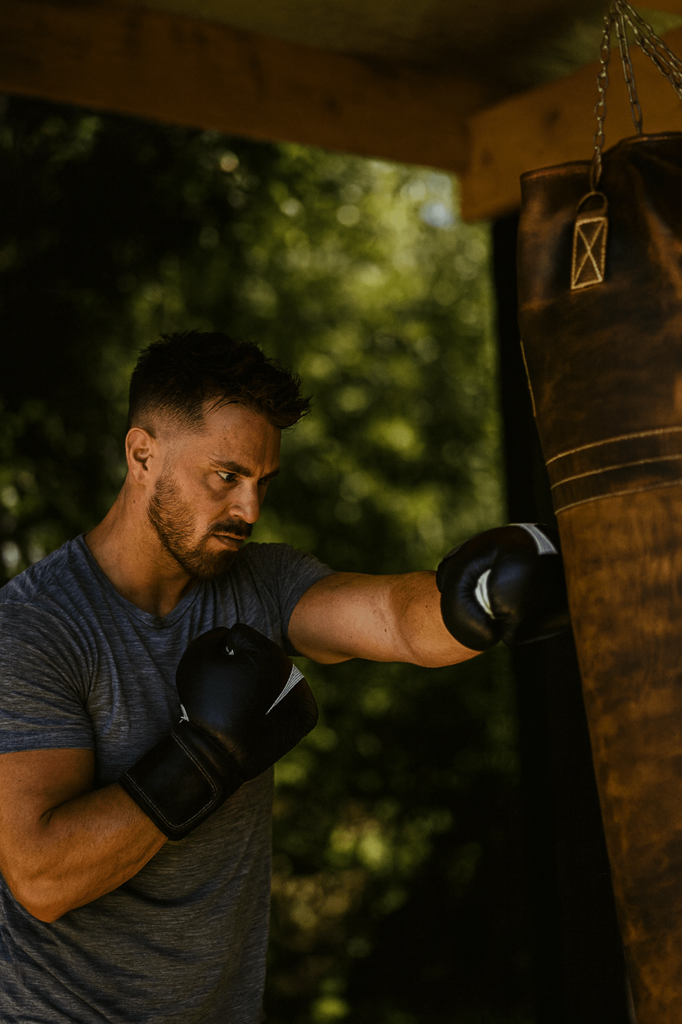 Aurelius Leather Leather Bag Leather Tan Henry Vintage Leather Boxing Bag
