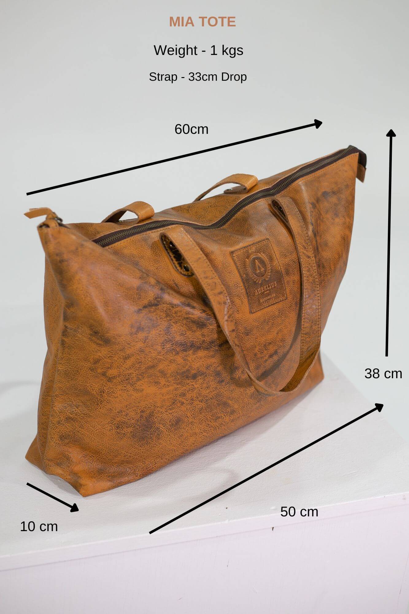 Aurelius Leather Leather Bag Leather Tote / Aurelius Leather Mia Leather Tote